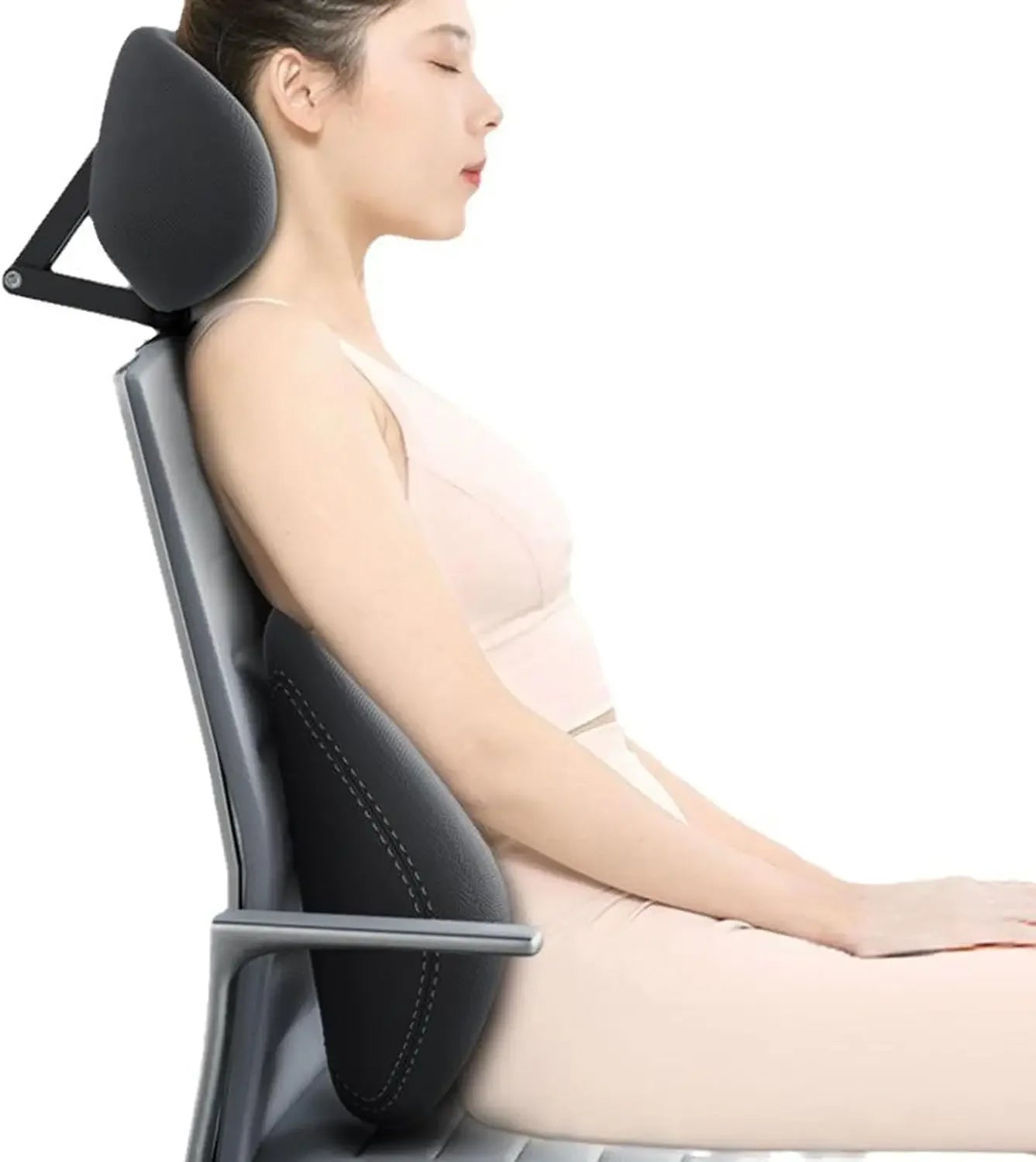 For Ergonomic Office Chair Headrest Attachment Universal, Sponge Head Pillow Adjustable Height & Angle, Upholstered Headrest GZ - Buy online at  Vibe In Cart.