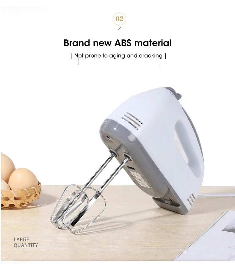 Handheld 7 Speed Automatic Electric Mixer Multi Functional for Food Egg Cream Cake Dough Mixing Baking Kitchen Home Use - Buy online at  Vibe In Cart.