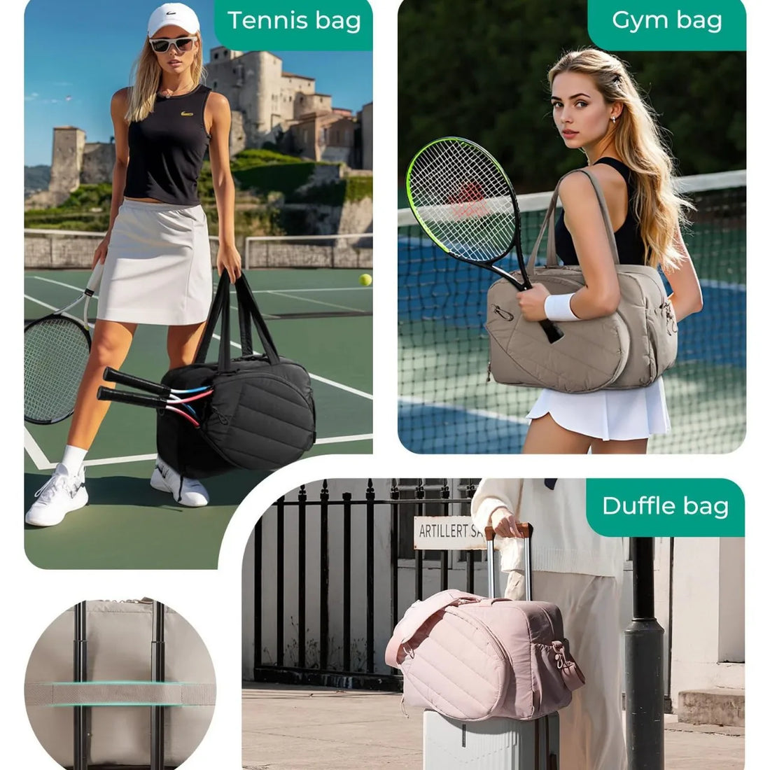 1pcs Crossbody Tennis/Pickleball Paddle Bag for Tennis/Pickleball Sports, Multi-Color Options, Designed for Sports Enthusiasts - Buy online at  Vibe In Cart.