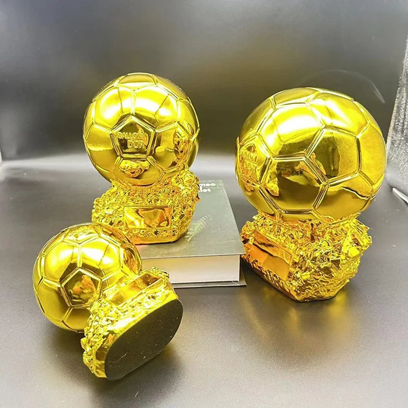 Golden Ball Football Cup Office Decoration with Electroplated Technology Football Cup Resin Gift and Birthday Gift Artefact - Buy online at  Vibe In Cart.
