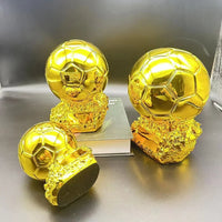 Golden Ball Football Cup Office Decoration with Electroplated Technology Football Cup Resin Gift and Birthday Gift Artefact - Buy online at  Vibe In Cart.