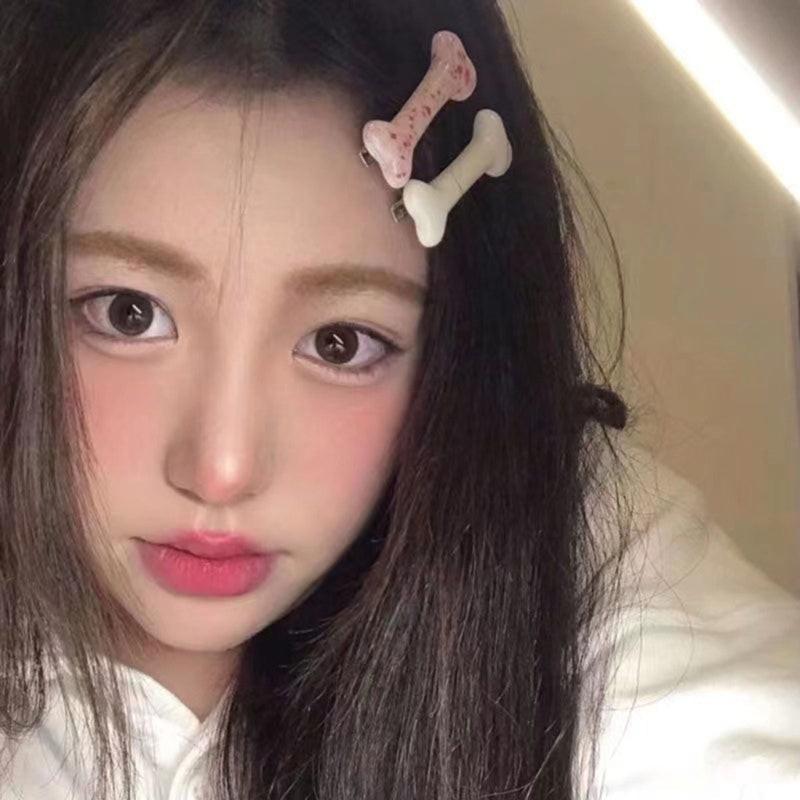 Cartoon Bone Hair Clip Resin Dog Bone Hair Pins Hair Clamps Y2K Hair Accessories for Girls Women Halloween Costume - Buy online at  Vibe In Cart.
