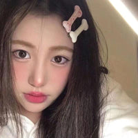 Cartoon Bone Hair Clip Resin Dog Bone Hair Pins Hair Clamps Y2K Hair Accessories for Girls Women Halloween Costume - Buy online at  Vibe In Cart.