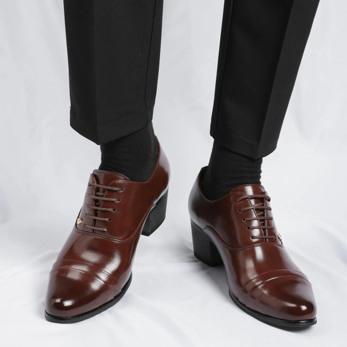 Trendy Men's Casual Black Brown Lace Up Oxford Cuban Shoes Gentleman Business Flats Dress Homecoming Footwear Zapatos Hombre - Buy online at  Vibe In Cart.