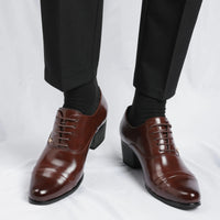 Trendy Men's Casual Black Brown Lace Up Oxford Cuban Shoes Gentleman Business Flats Dress Homecoming Footwear Zapatos Hombre - Buy online at  Vibe In Cart.