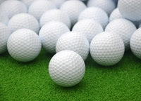 Set of 10 White Two-Piece Standard Golf Balls for Practice