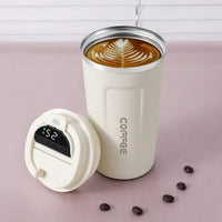 Stainless Steel Vacuum Insulated Bottle with Temperature Display, 380/510ml