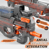 Electric Gel Gun in Transparent Black! Fully Automatic Splatter Ball Toy, Perfect for Outdoor Shooting Games (No Bullets) - Buy online at  Vibe In Cart.