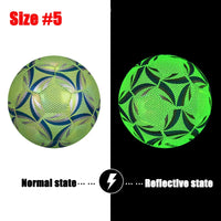 2026 Reflective Football Standard Size 5 Size 4 Indoor Outdoor Training Colorful Soccer Ball High Quality PU Match Game futbol - Buy online at  Vibe In Cart.
