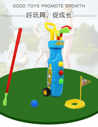 Children's Plastic Toy Golf Set for Indoor and Outdoor Play
