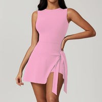 Women's Knee-Length Sports Dress for Tennis, Golf, and Yoga