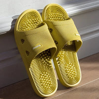 Summer Slippers for Men PVC Massage Non Slip Solid Color Comfortable Durable Bathroom Shoes Cool Pool - Buy online at  Vibe In Cart.