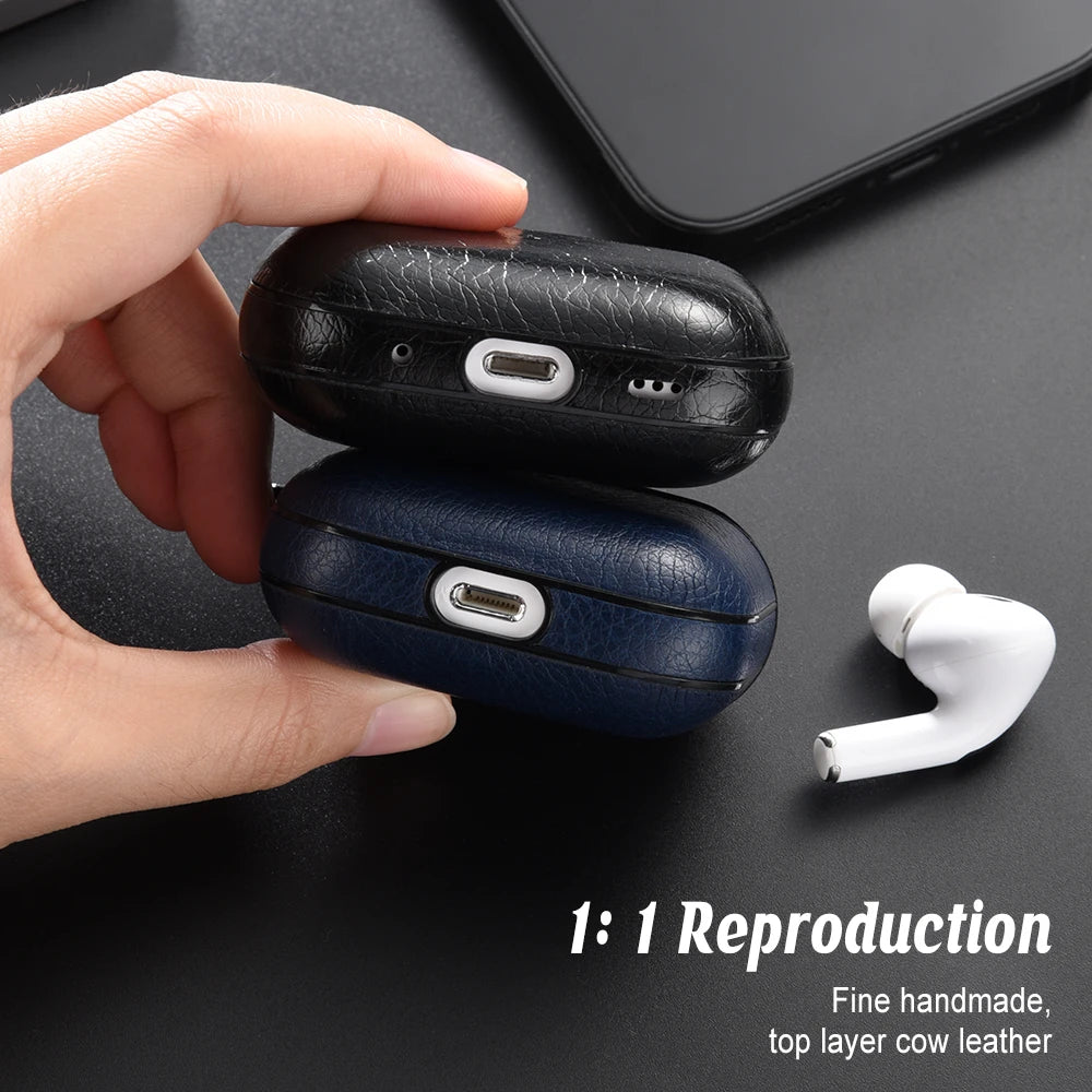 Leather Protective Case for Wireless In-Ear Earphones