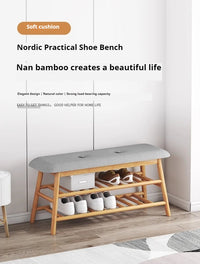 Shoe changing stool, simple doorstep stool for home use, soft cushioned stool, integrated shoe rack for entry, storage rack - Buy online at  Vibe In Cart.