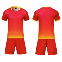 Customizable Unisex Soccer Jersey and Shorts Kit for Adults