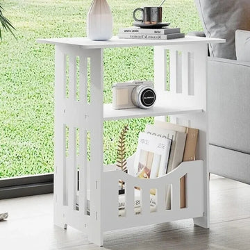 Small Bedside Table Sofa Side Table Living Room Cabinet Side End Coffee Tea Table Nightstand Storage Shelf for Bedroom Bedside - Buy online at  Vibe In Cart.