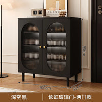 Modern Wooden Vertical Shoe Cabinet with Adjustable Shelves