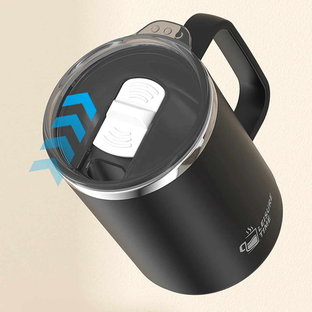 500ml Double-layer Mug 304 Stainless Steel Insulated Coffee Cup With Handle Portable Sealed Water Cup Drinkware For Student Kid - Buy online at  Vibe In Cart.