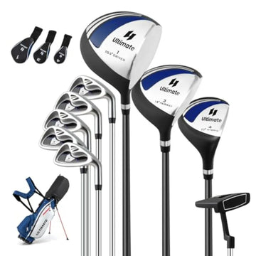 Complete Golf Club Set for Men 12 14 PCS Right Hand Golf Clubs Set with 1 Driver 3 Fairway 4 Hybrid 6 7 8 9 P Irons Putter Head - Buy online at  Vibe In Cart.