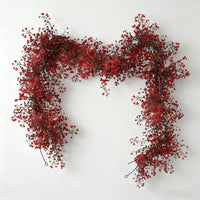 180cm Artificial Plants Hanging Garland Plastic Red Ferns Fake Ivy Plant Home Wedding Table Party Garden Christmas Decoration - Buy online at  Vibe In Cart.