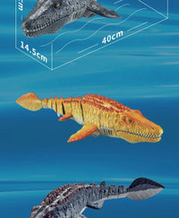 Simulated Electric Remote Control Dinosaur Toy with Lights and Water Spray