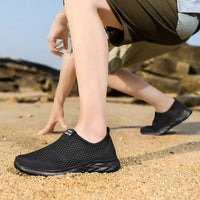 Men's Breathable Mesh Casual Shoes Non-Slip Outdoor Lightweight