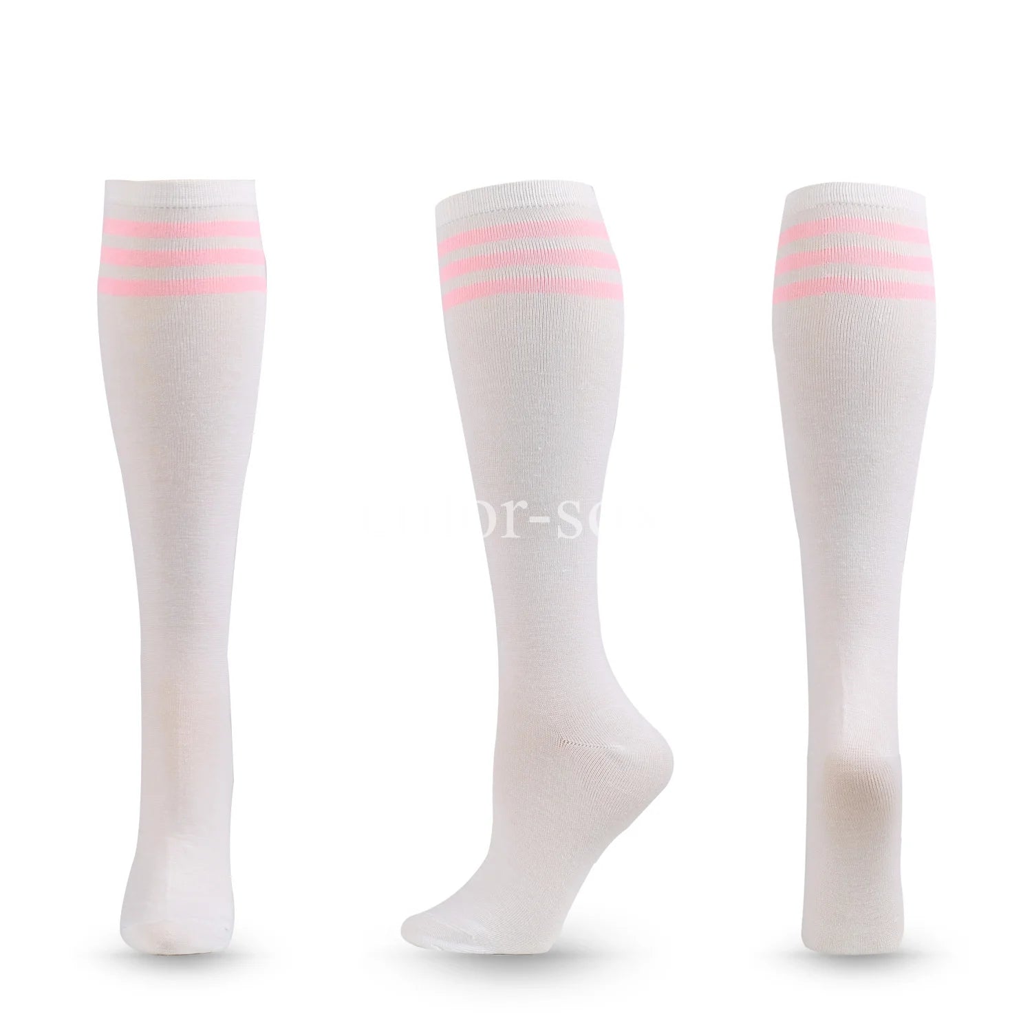 Non-Slip Knee-High Compression Socks for Sports Activities
