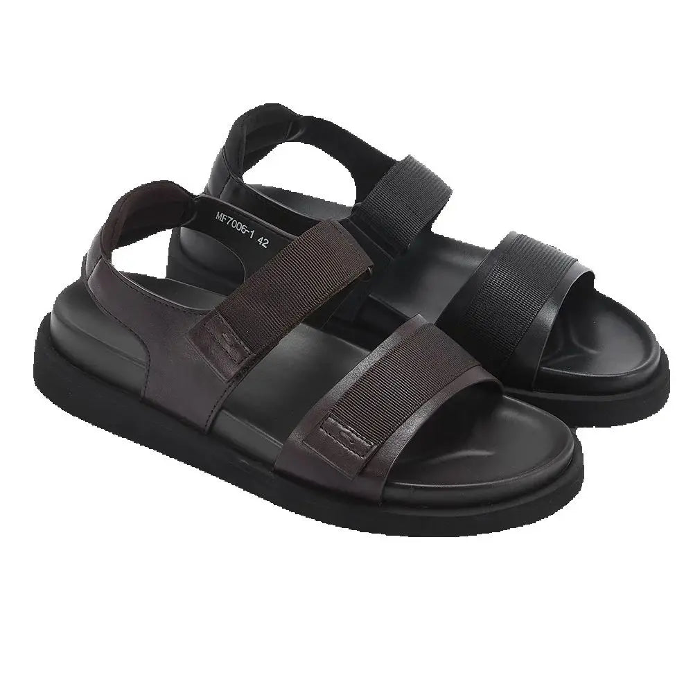 New Arrival Genuine Leather Sandals Non-slip Slippers Top Layer Cowhide Vamp Comfortable Mens Casual Shoes - Buy online at  Vibe In Cart.