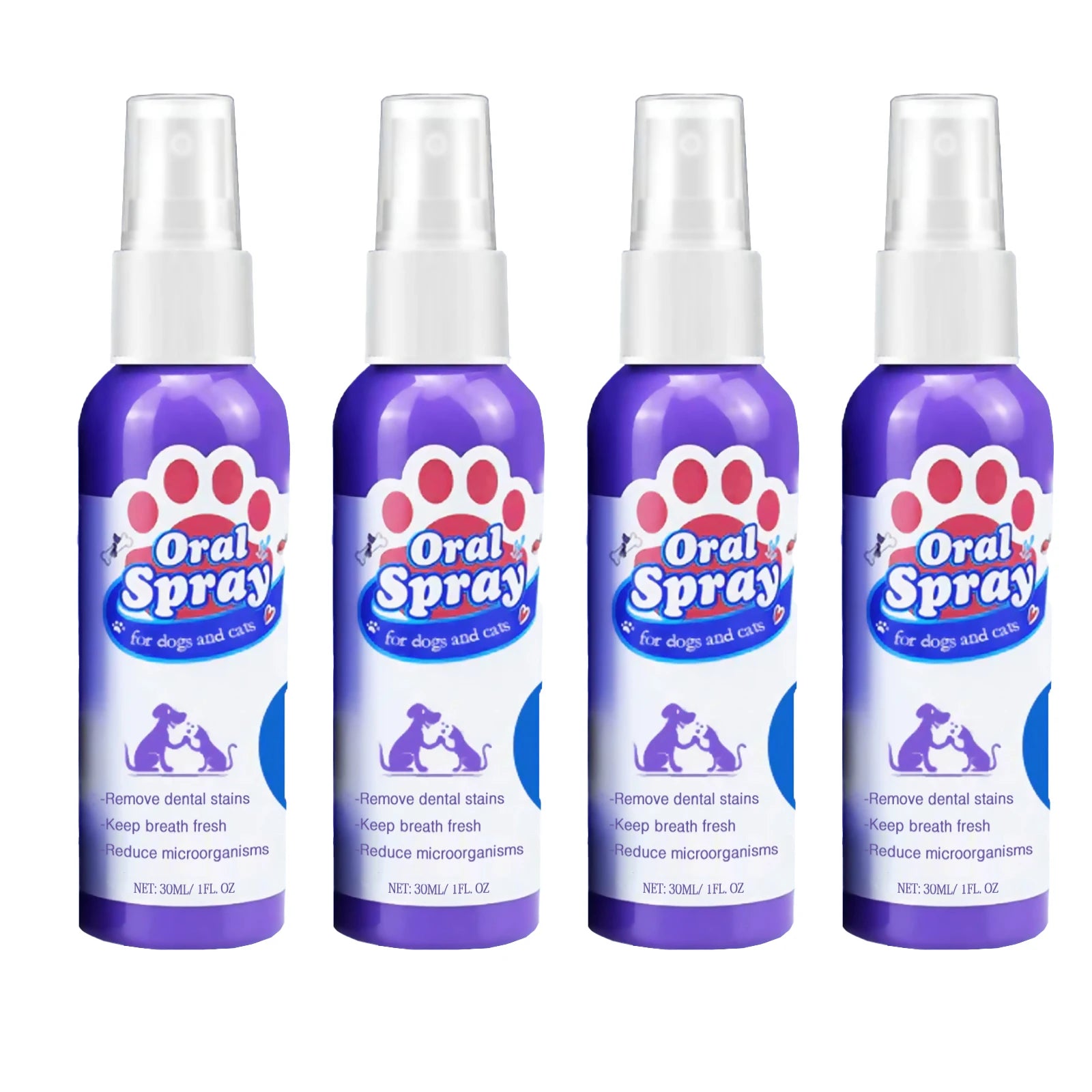 Pet Dental Spray for Dogs and Cats Freshen Breath Remove Plaque Tartar Oral Care Water Additive Easy Use 30ml No Brush Needed - Buy online at  Vibe In Cart.