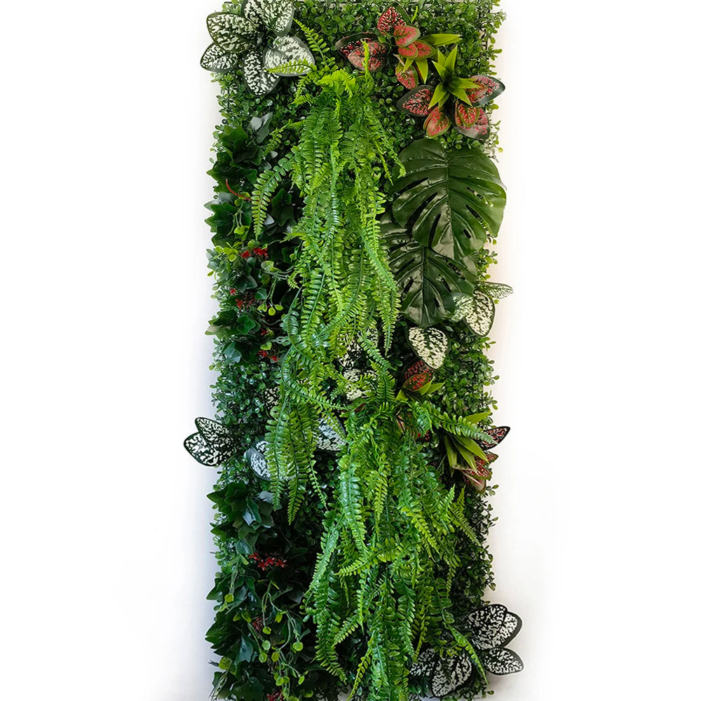40X120CM Artificial Plant Wall Decoration Simulation Chlorophytum Comosum Grass Decoration Garden Fence Wedding Hotel Decoration - Buy online at  Vibe In Cart.