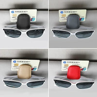 1Pcs Sunglasses Holder Is Suitable for Car Sunshades Magnetic Leather Sunglasses Clip and Ticket Clip Car Sunshade Accessories - Buy online at  Vibe In Cart.