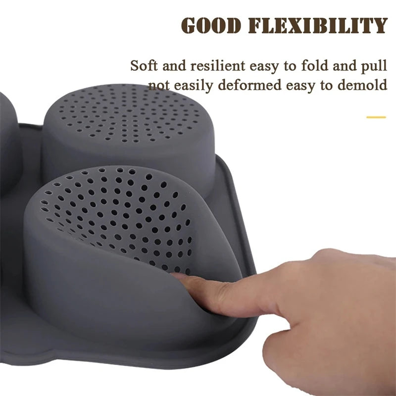 Hamburger Baking Mold Silicone mould Food Grade Bread Bun Baked Plate Non-Stick cake Pan Home Kitchen Bakeware BPA Free - Buy online at  Vibe In Cart.