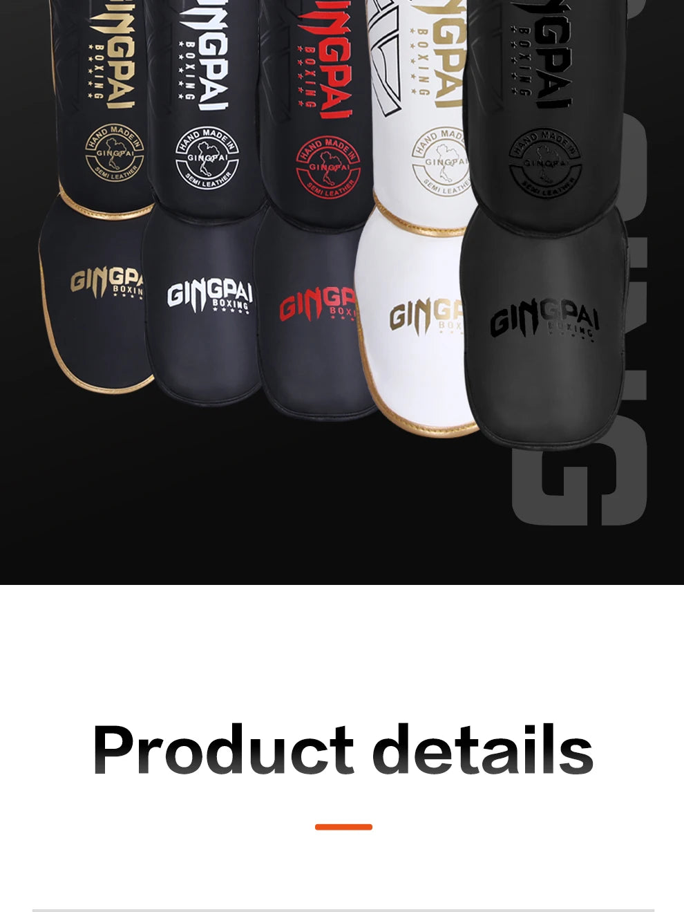 High-Quality PU Leather Boxing Shin Guards Ankle Support Protector MMA Muay Thai Training Leg Warmers Light Kicking Shin Pads - Buy online at  Vibe In Cart.