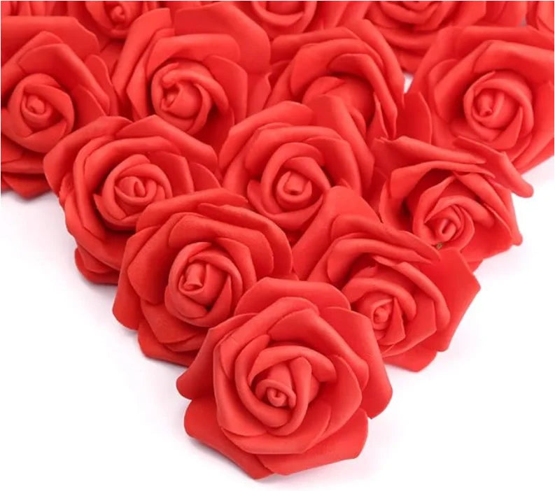 10/20/50Pcs Artificial Foam Rose Flowers PE Fake Flower for Home Room Dceor Wedding Party Halloween Thanksgiving Christmas Decor - Buy online at  Vibe In Cart.