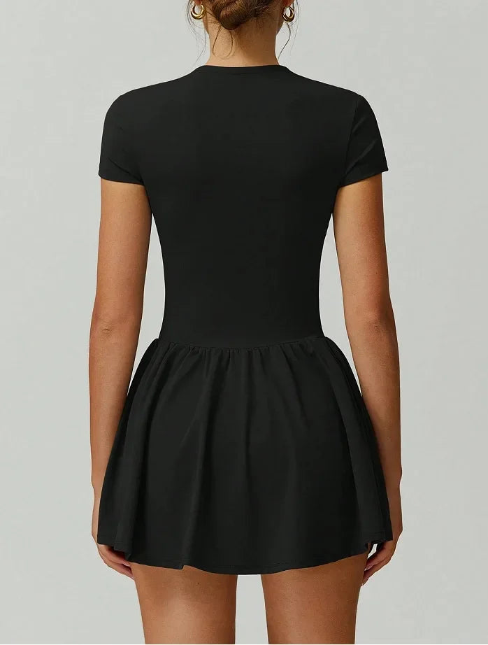 Tennis Dress With Shorts Tennis Wear Workout Gym Outfit Sport Golf Dress Women Casual Slim Fit Stretchy Badminton Clothing - Buy online at  Vibe In Cart.