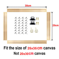 30x40 40x50 50x70 60x90 Canvas Frame Wooden Frames Wooden Photo Oil Painting Canvas Diamond Painting Frames Canvas Wood Wall - Buy online at  Vibe In Cart.