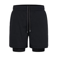 men's Fitness double-deck training Sports Shorts Summer 2 in 1 Quick Dry Gym Beach Pants Running Shorts Outdoor men Sweatpants - Buy online at  Vibe In Cart.