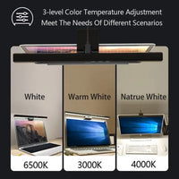 LED Desk Lamp for Monitor with RGB Backlight and Touch Controls