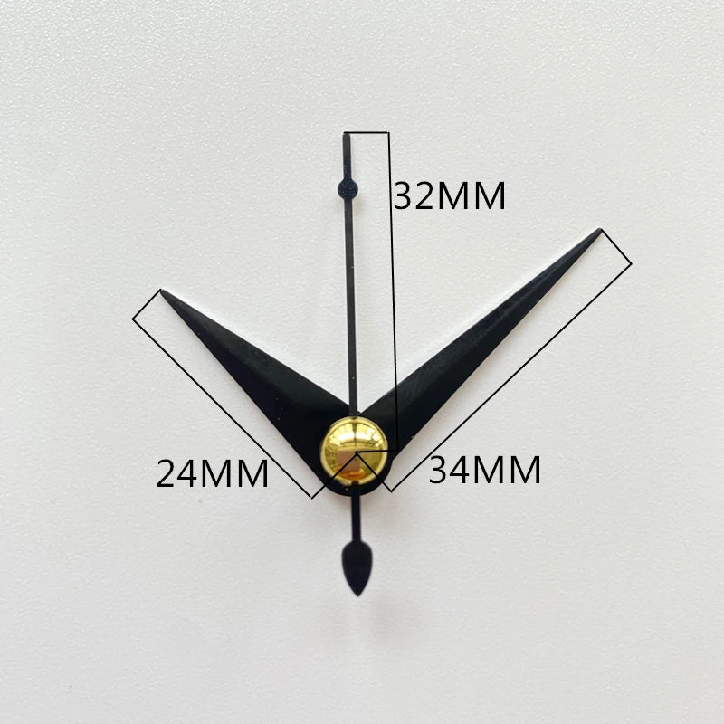 Silent Quartz Battery Operated Clock Movement with Hands