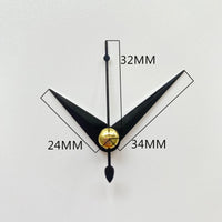 Silent Quartz Battery Operated Clock Movement with Hands