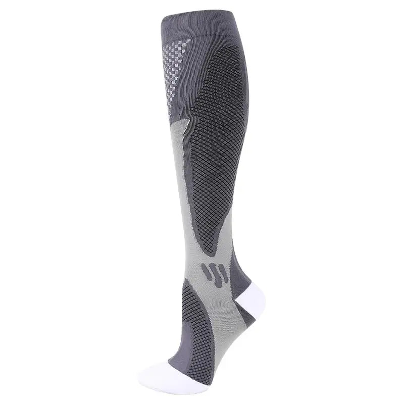 Knee-High Compression Socks for Men and Women, 20-30 mmHg, Black