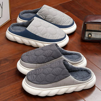 Men's Winter Slippers, Plush Upper & Thick EVA Sole. Warm Comfort for Indoor/Outdoor. Sizes 46-49. Grey. - Buy online at  Vibe In Cart.