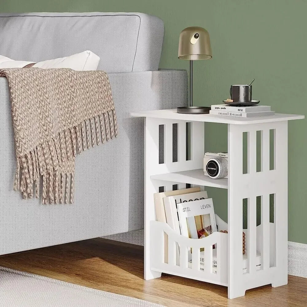 Small Bedside Table Sofa Side Table Living Room Cabinet Side End Coffee Tea Table Nightstand Storage Shelf for Bedroom Bedside - Buy online at  Vibe In Cart.
