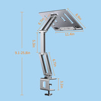 Adjustable Laptop Arm Mount for Desk with 360 Degree Rotation for Up to 17 Inch Laptops