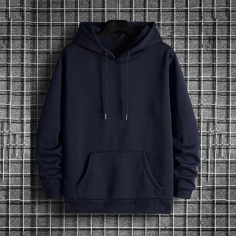2025 Fall/winter New Arrival Men's Hoodie High Quality Solid Color Hooded Sweatshirt Male Home Outdoor Casual Fashion Pullover - Buy online at  Vibe In Cart.