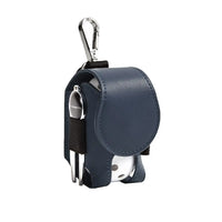 Mini Leather Golf Ball Storage Pouch with Waist Clip