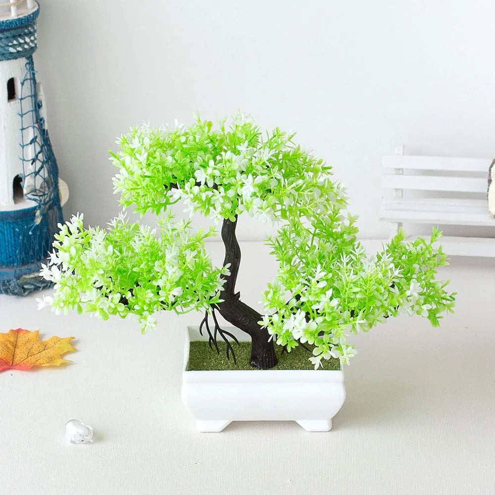 Artificial Plants Decoration Potted Bonsai Small Tree Pot Fake Plant Potted zen garden Ornaments Table Home Room Decoration - Buy online at  Vibe In Cart.
