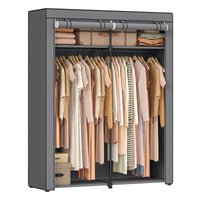 SONGMICS Closet Wardrobe, Portable Closet for Bedroom, Clothes Rail with Non-Woven Fabric Cover, Clothes Storage Organizer - Buy online at  Vibe In Cart.