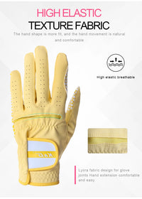Golf Gloves Women Sport Gloves Silica Gel Non Slip Absorb Sweat Nanometer Golf Breathable Glove Palm Protection Wear Resistant - Buy online at  Vibe In Cart.