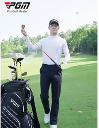 PGM Golf Apparel Men Sunscreen Clothing Ice Silk Long Sleeve Top Ice Feel Anti UV Cool Breathable High Elasticity Sports T-shirt - Buy online at  Vibe In Cart.